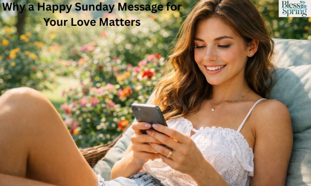 Why a Happy Sunday Message for Your Love Matters