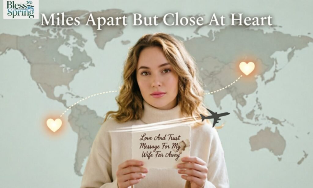 Love And Trust Message For My Wife Far Away
