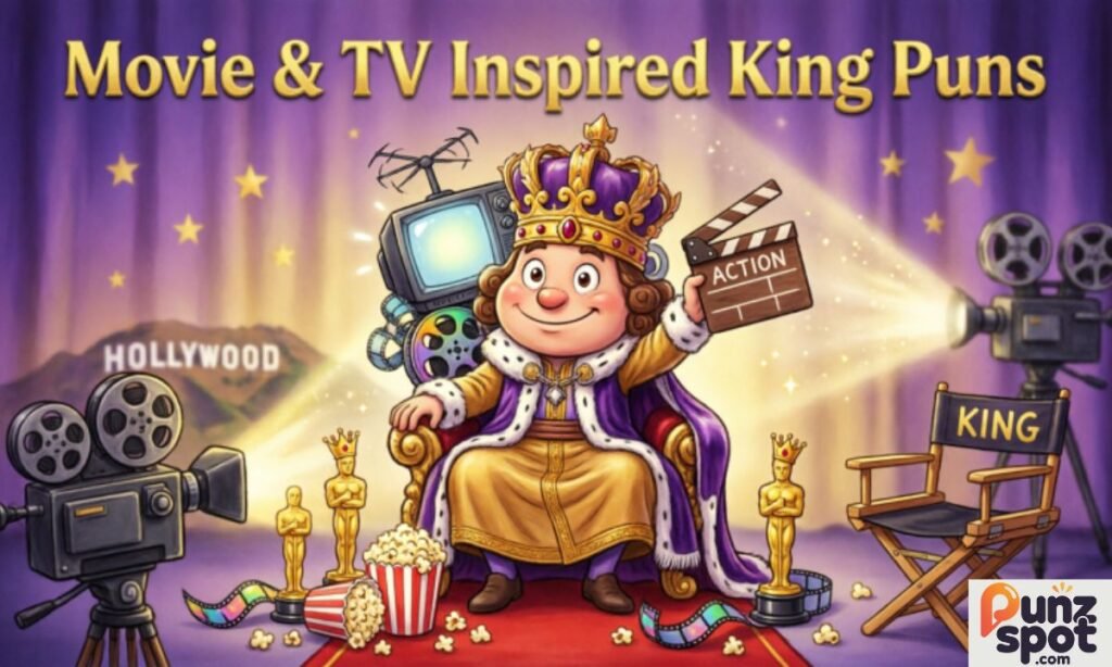 Movie & TV Inspired King Puns
