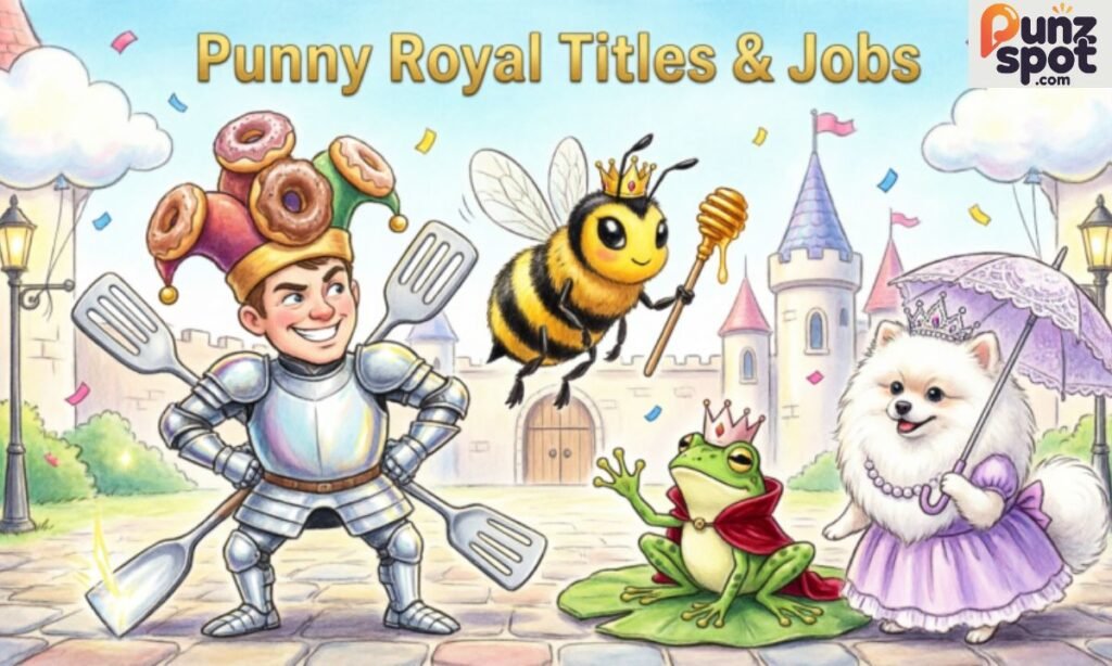 Punny Royal Titles & Jobs
