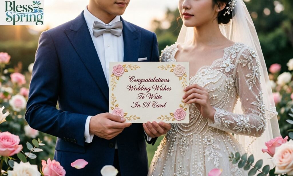 Congratulations Wedding Wishes To Write In A Card
