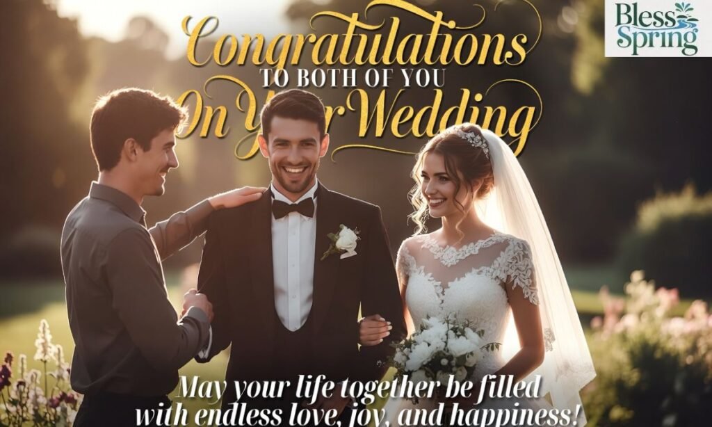 Congratulations To Both Of You On Your Wedding
