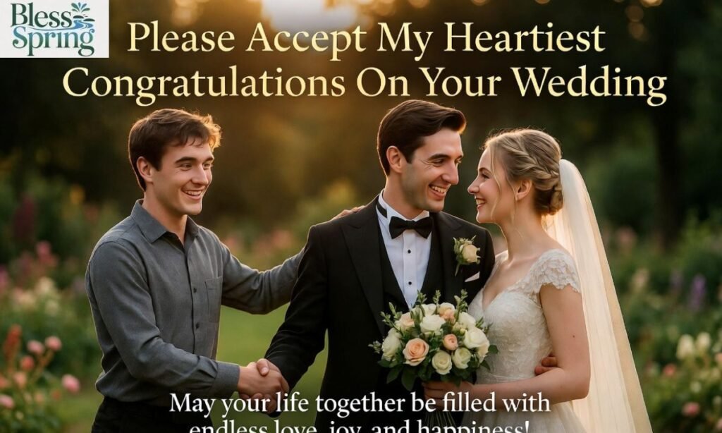 Please Accept My Heartiest Congratulations On Your Wedding
