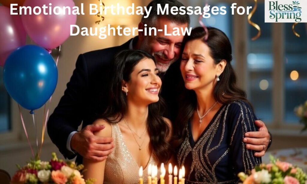 Emotional Birthday Messages for Daughter-in-Law