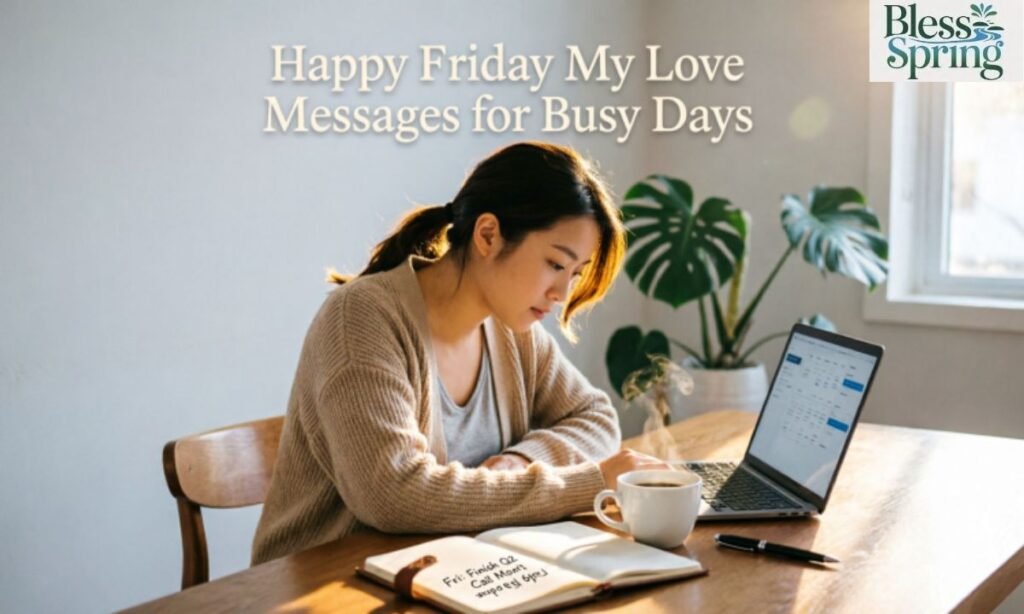 Happy Friday My Love Messages for Busy Days 