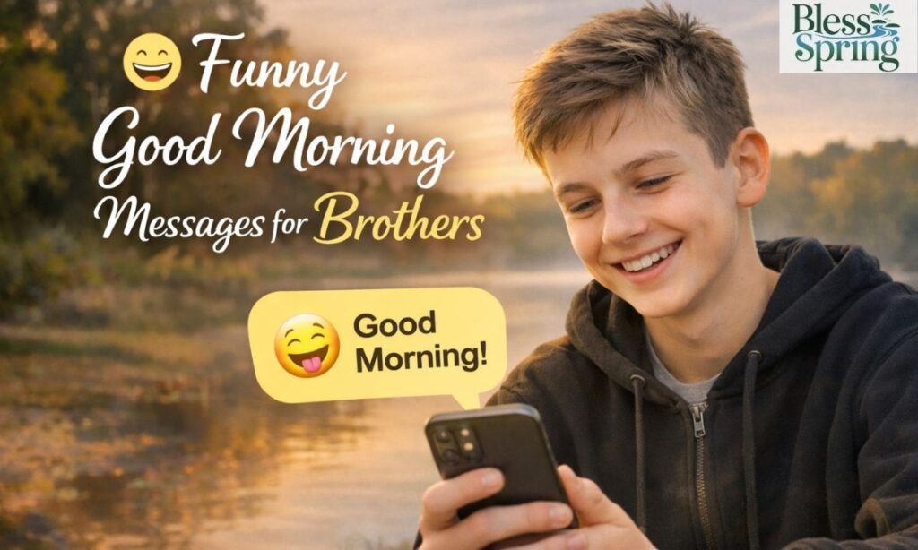 Funny Good Morning Messages for Brothers

