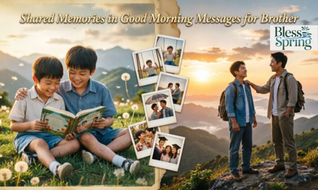 Shared Memories in Good Morning Messages for Brother
