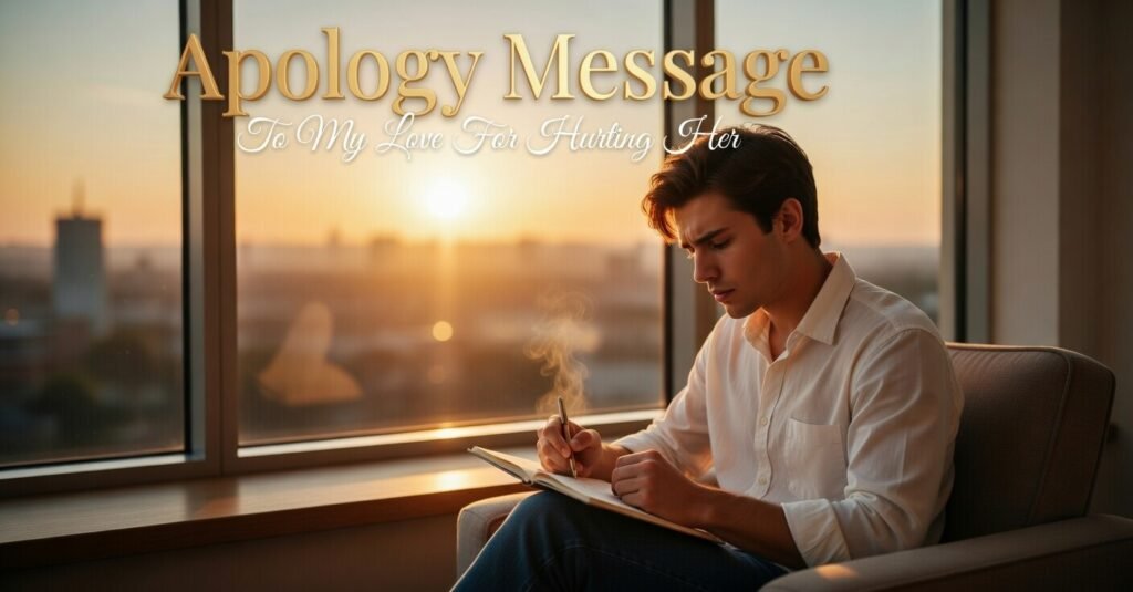 Apology Message To My Love For Hurting Her
