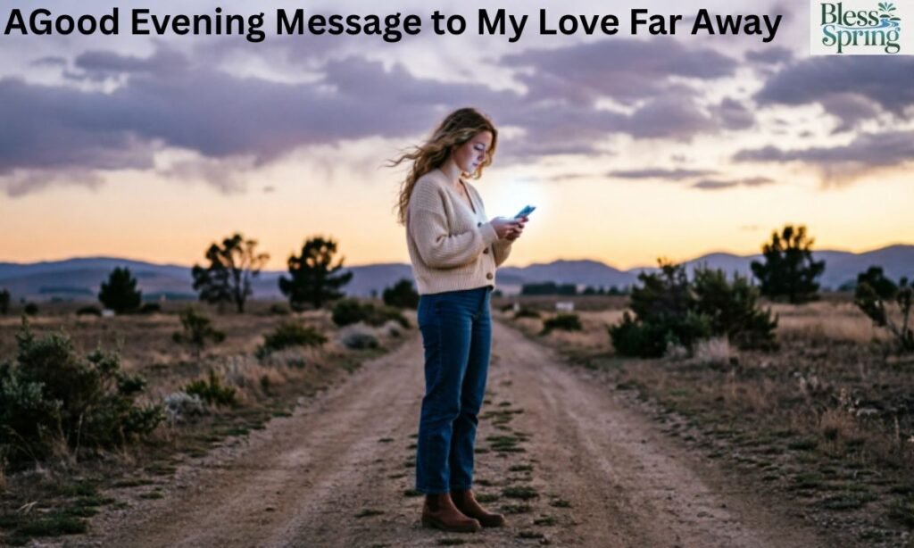 Good Evening Message to My Love Far Away