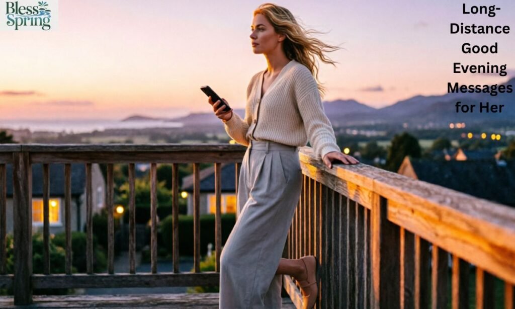  Long-Distance Good Evening Messages for Her