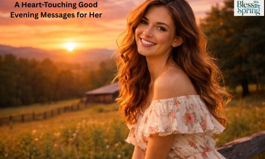  Heart-Touching Good Evening Messages for Her
