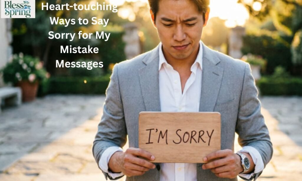 Heart-touching Ways to Say Sorry for My Mistake Messages
