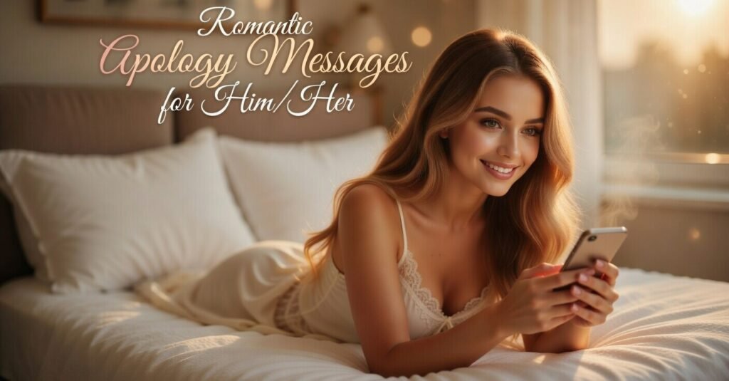 Romantic Apology Messages for Him/Her