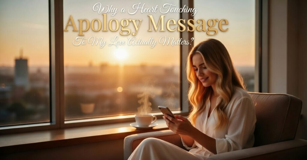 Why a Heart Touching Apology Message To My Love Actually Matters?