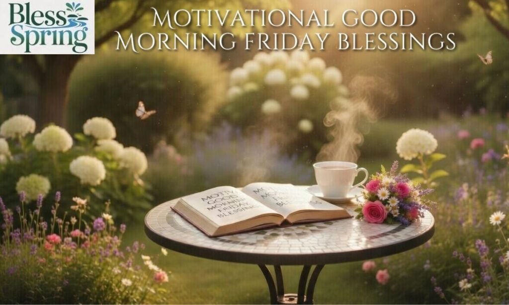 MOTIVATIONAL GOOD MORNING FRIDAY BLESSINGS