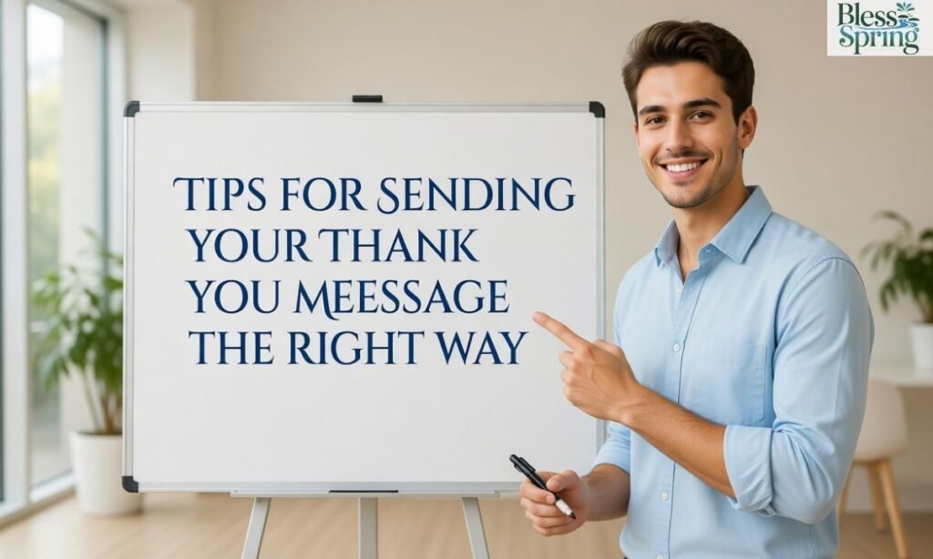 TIPS FOR SENDING YOUR THANK YOU MESSAGE THE RIGHT WAY
