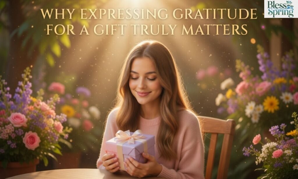 WHY EXPRESSING GRATITUDE FOR A GIFT TRULY MATTERS