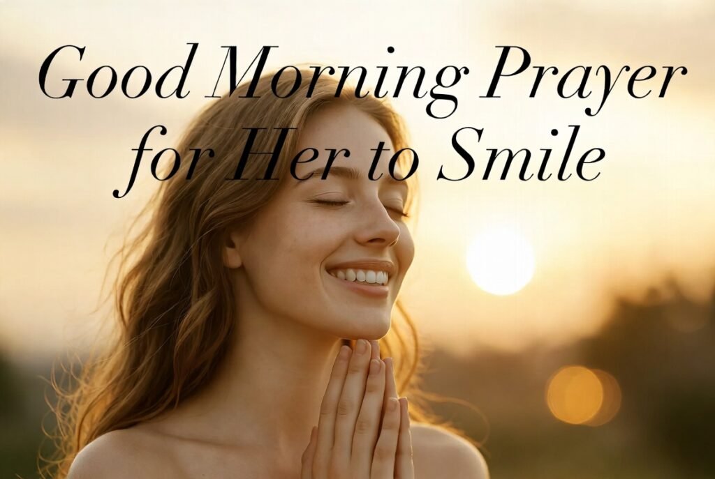 Good Morning Prayer for Her to Smile