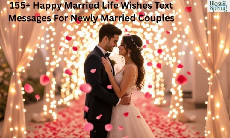 155+ Happy Married Life Wishes Text Messages For Newly Married Couples