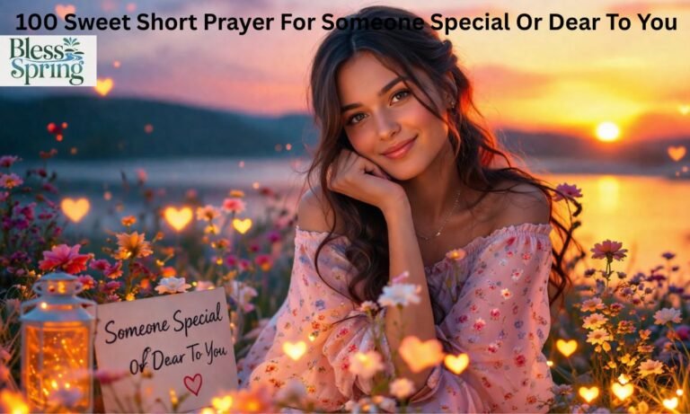100 Sweet Short Prayer For Someone Special Or Dear To You