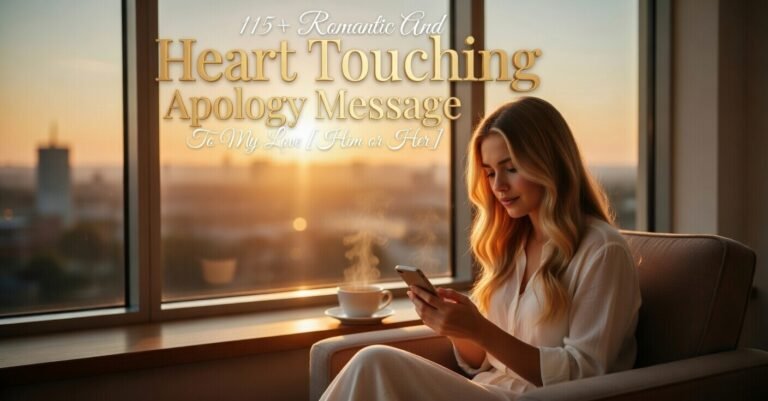115+Romantic And Heart Touching Apology Message To My Love [Him or Her]