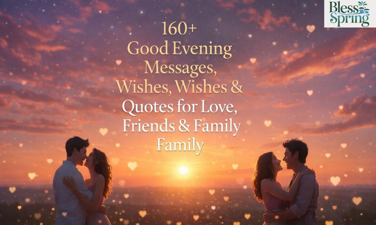 160+ Good Evening Messages, Wishes & Quotes for Love, Friends & Family